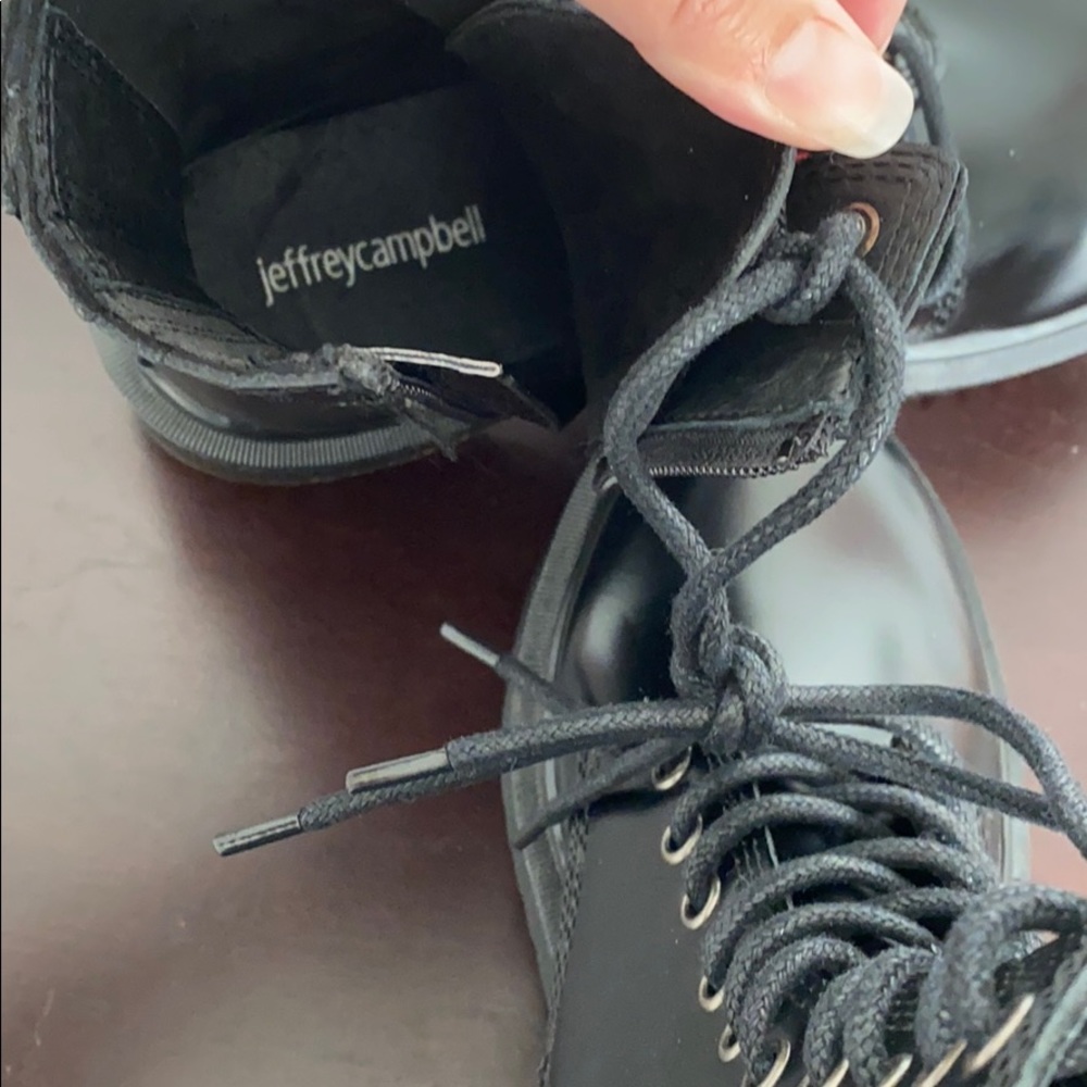 Size 7 Left! Jeffrey Campbell Sopas Platform Boots - Picture 13 of 16